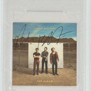 The Jonas Brothers Nick Joe & Kevin Signed The Album CD Cover PSA DNA Autograph