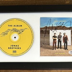 The Jonas Brothers Signed The Album CD Cover FRAMED PSA DNA COA Nick Joe & Kevin