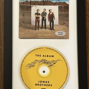 The Jonas Brothers Signed The Album Framed CD Cover PSA DNA COA Nick Joe & Kevin