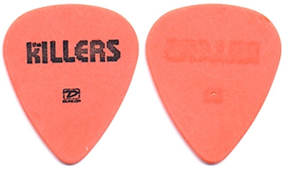 The Killers 2005 Hot Fuss concert tour Dave Keuning stage Guitar Pick ...