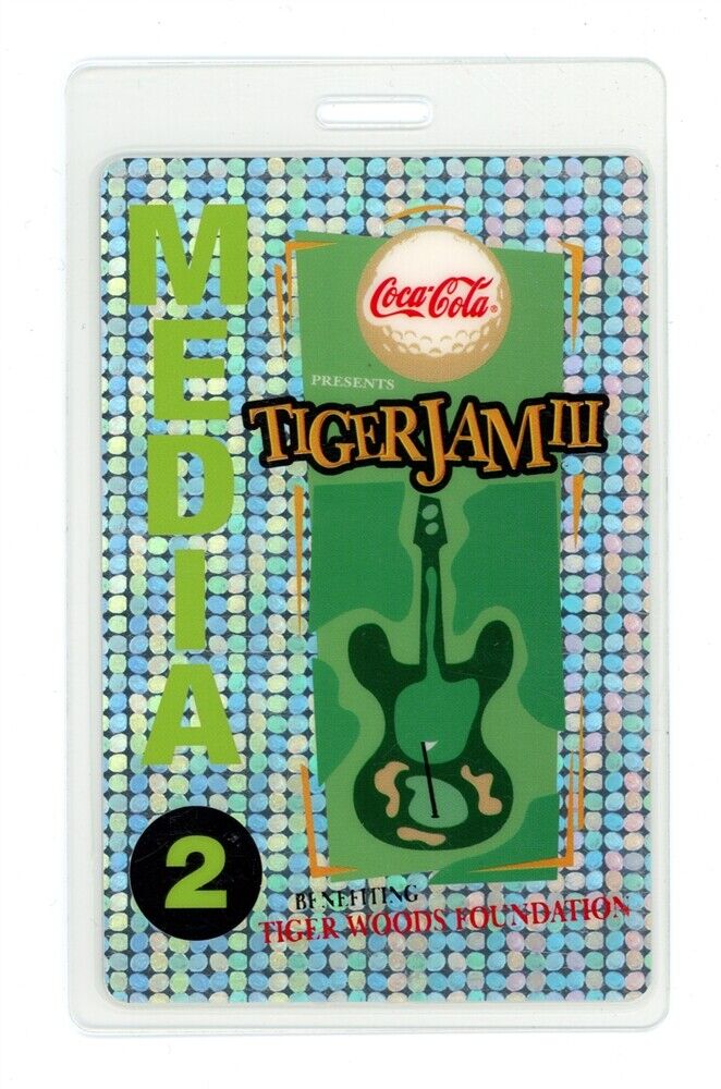 New ListingTiger Jam III MEDIA BON JOVI Laminated Backstage Pass GREEN