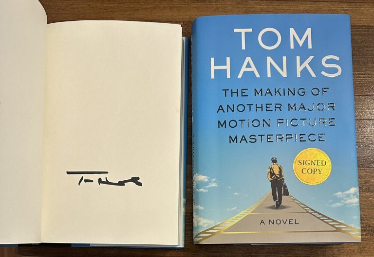 TOM HANKS SIGNED BOOK MAKING OF ANOTHER MAJOR MOTION PICTURE AUTOGRAPHED 1ST #1 COLLECTIBLE MEMORABILIA