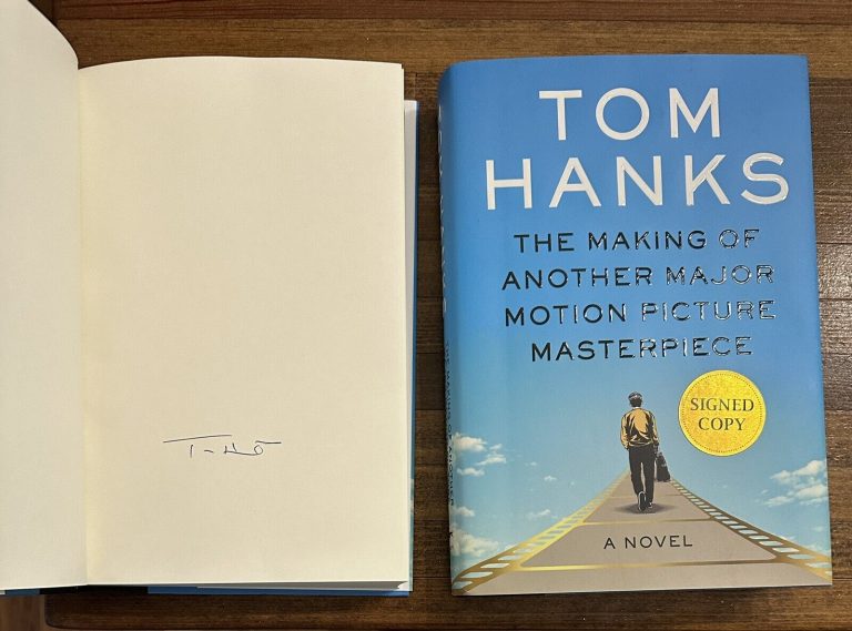TOM HANKS SIGNED BOOK MAKING OF ANOTHER MAJOR MOTION PICTURE AUTOGRAPHED 1ST #3 COLLECTIBLE MEMORABILIA