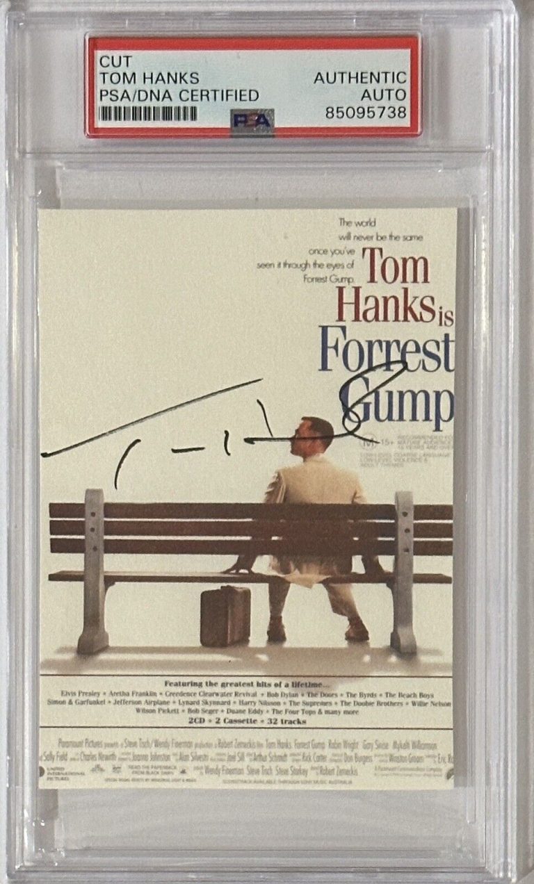 TOM HANKS SIGNED FORREST GUMP MOVIE POSTER PICTURE PRINT PSA DNA COA AUTOGRAPH COLLECTIBLE MEMORABILIA