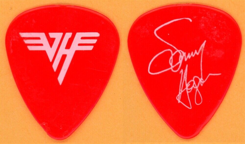 Van Halen Sammy Hagar Vintage Guitar Pick - 1986 5150 Tour | Autographia