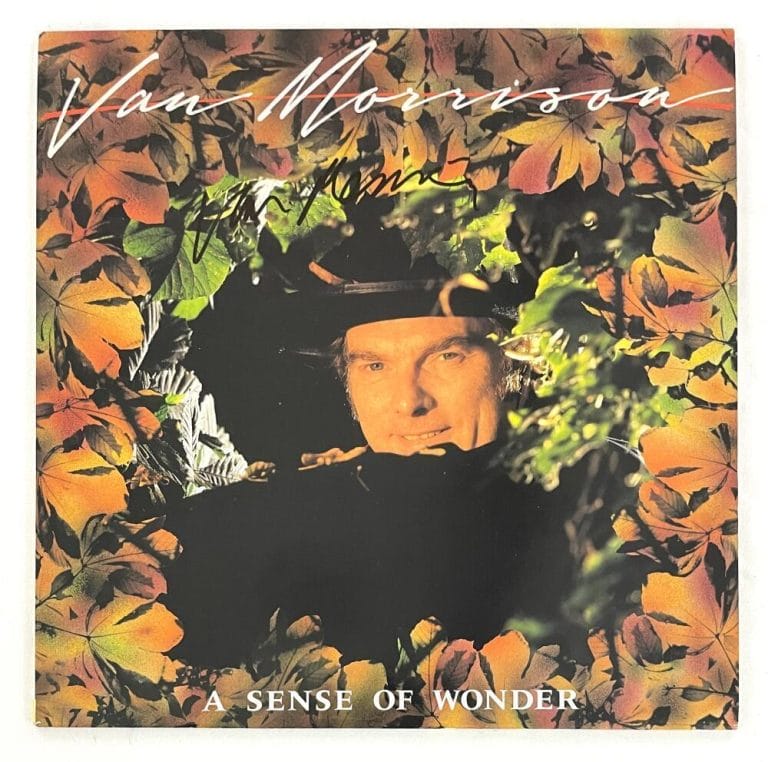 VAN MORRISON SIGNED AUTOGRAPH ALBUM VINYL RECORD – A SENSE OF WONDER W/ JSA COA COLLECTIBLE MEMORABILIA