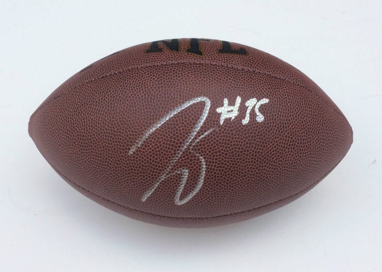 WASHINGTON REDSKINS LACHE SEASTRUNK SIGNED AUTOGRAPHED NFL FOOTBALL COA!
 COLLECTIBLE MEMORABILIA