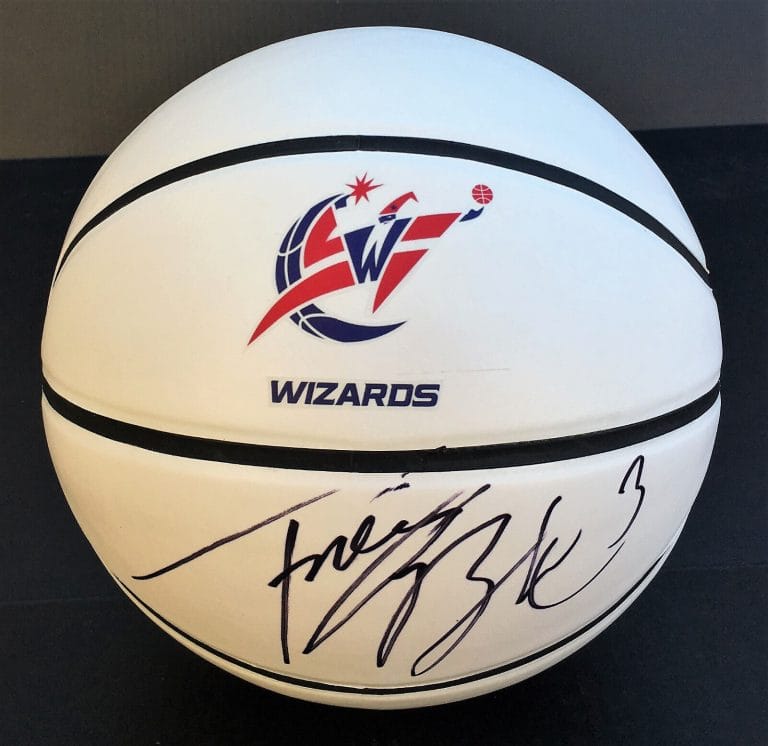 WASHINGTON WIZARDS TREY BURKE SIGNED AUTOGRAPHED LOGO BASKETBALL COA!
 COLLECTIBLE MEMORABILIA