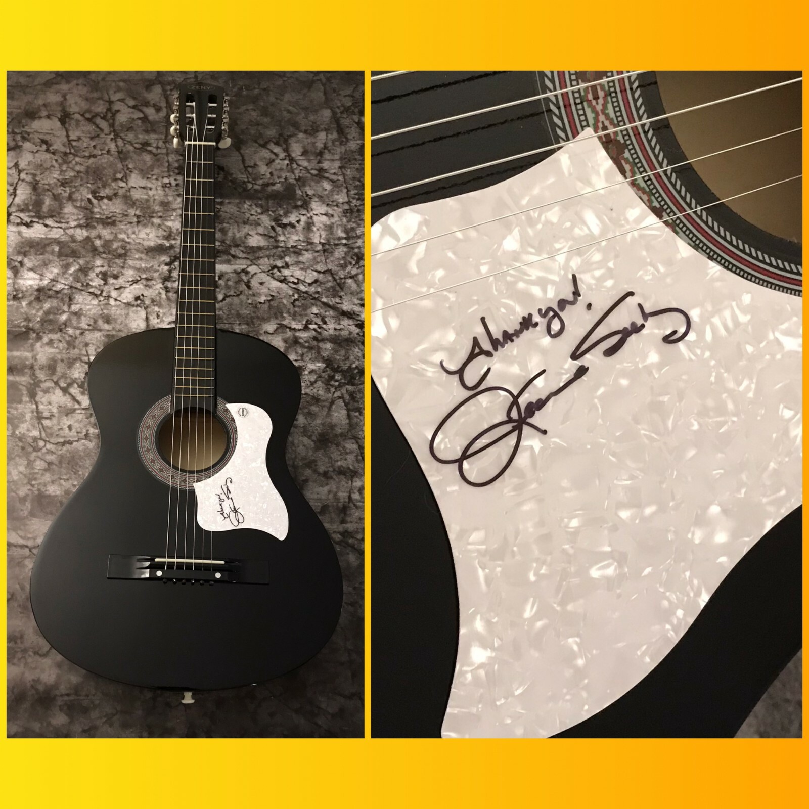 GFA Don't Touch Me Star * JEANNIE SEELY * Signed Acoustic Guitar COA