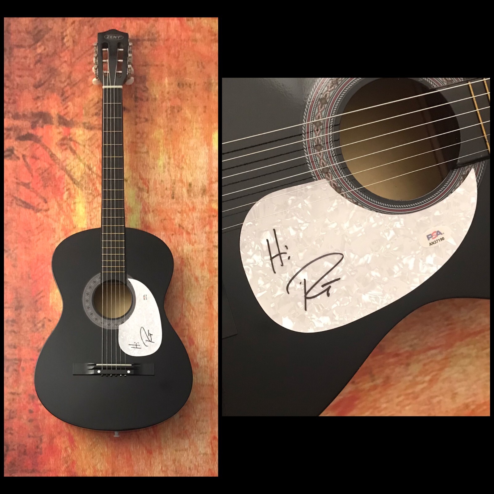 PSA Matchbox 20 Twenty Star * ROB THOMAS * Signed Acoustic Guitar COA