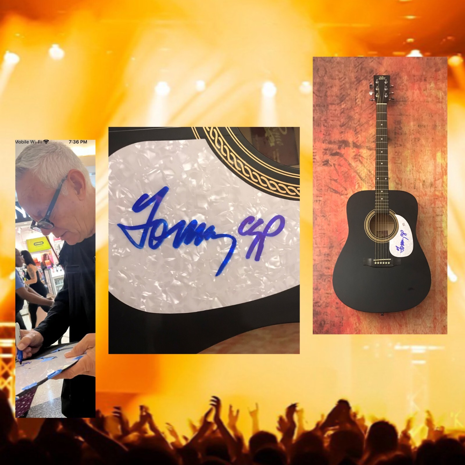 PSA Endless Road Guitarist * TOMMY EMMANUEL * Signed 41