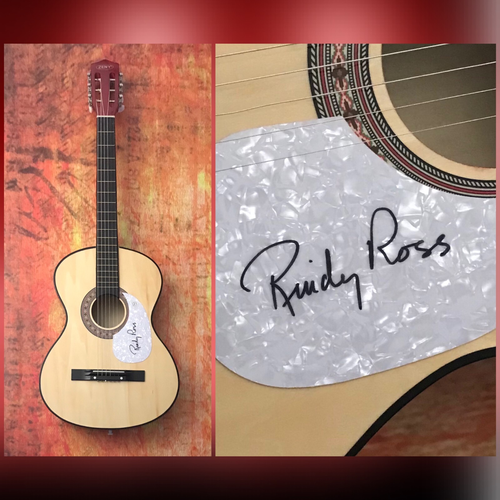 GFA Quarterflash Band Singer * RINDY ROSS * Signed Acoustic Guitar COA