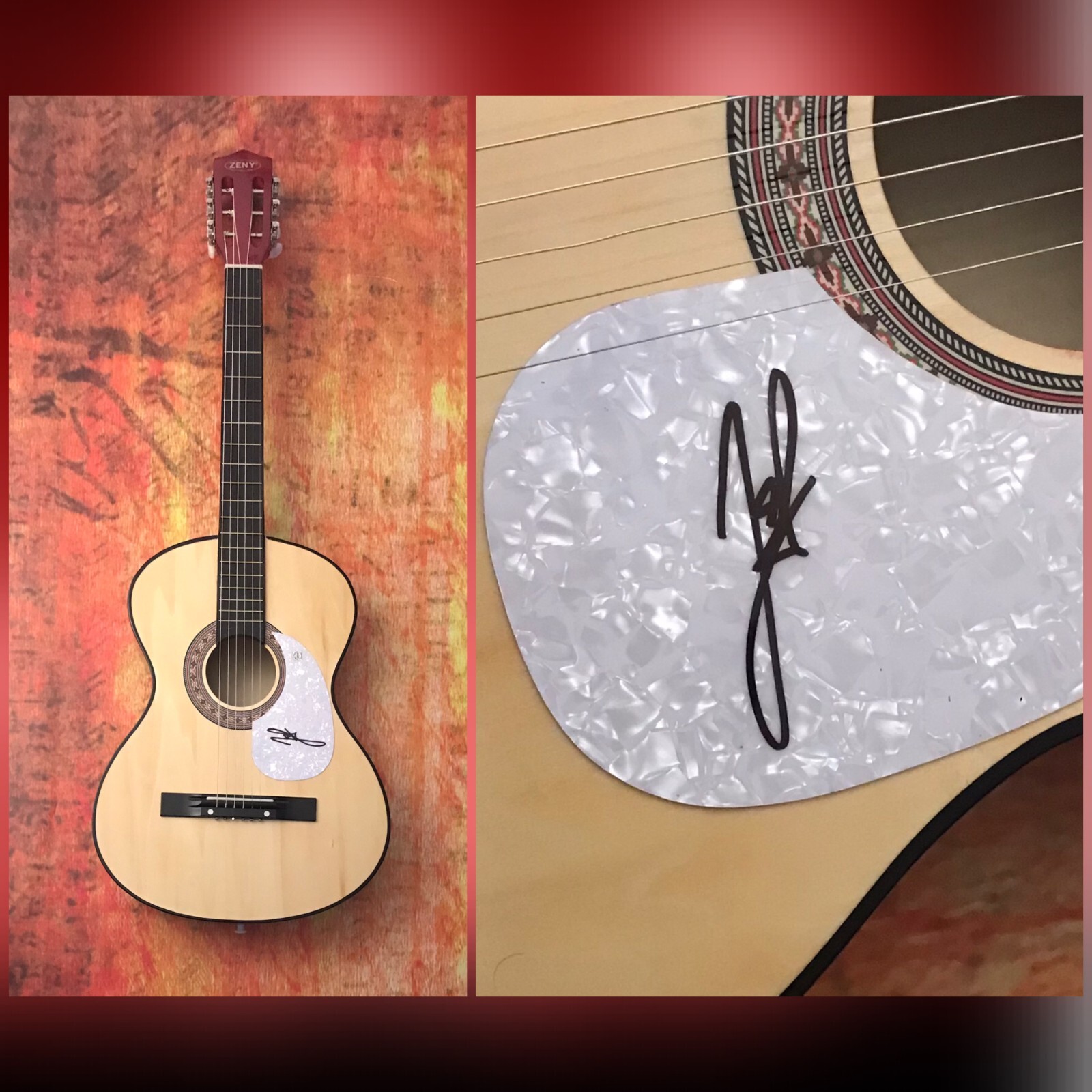 GFA The Story's Not Over Star * JEREMY CAMP * Signed Acoustic Guitar COA