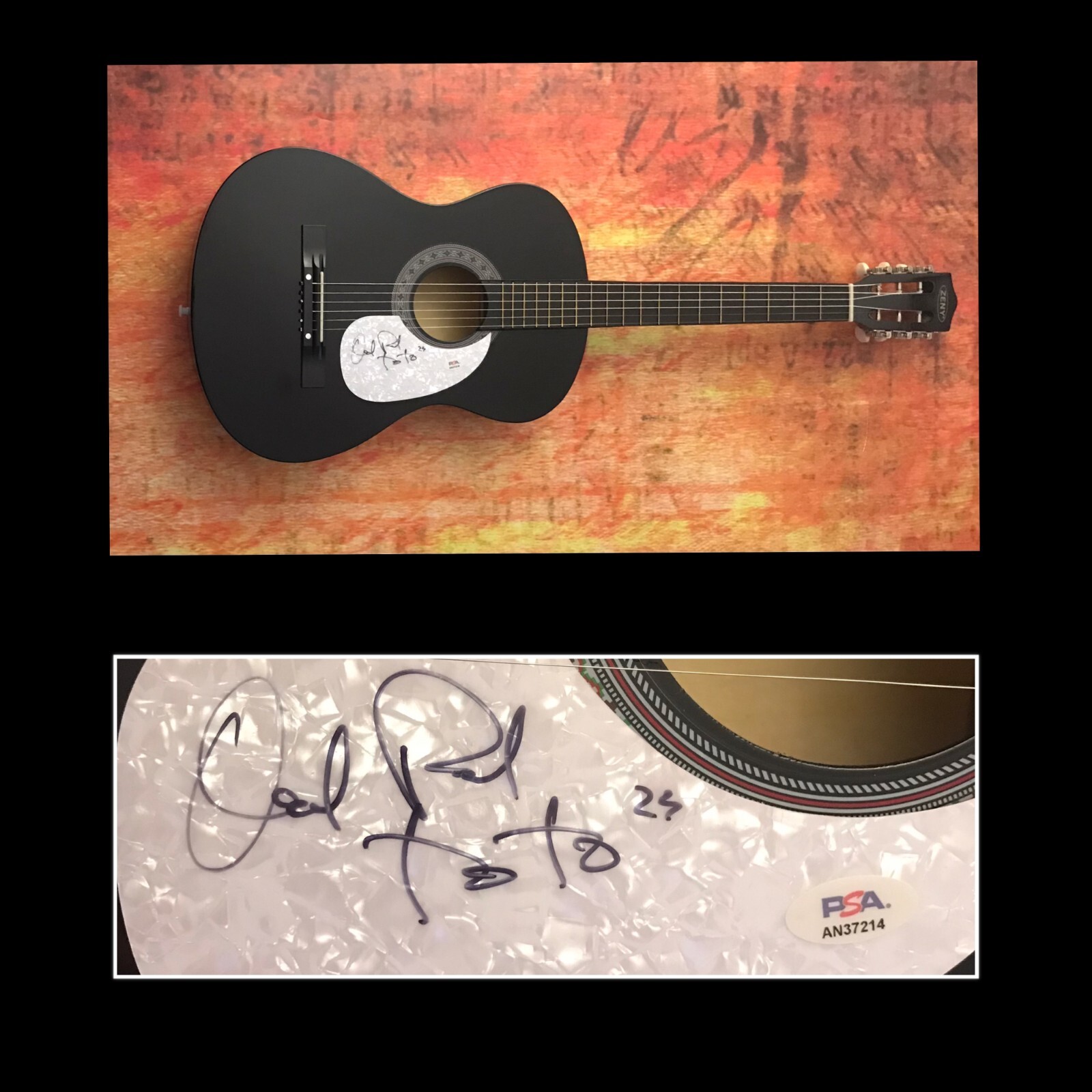 PSA Toto Co-Founder Band Africa * DAVID PAICH * Signed Acoustic Guitar COA