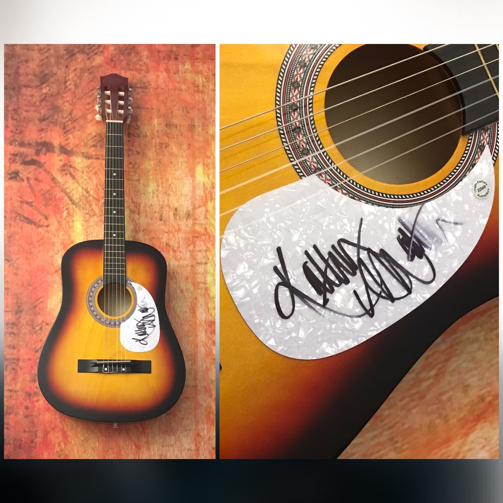 GFA 18 Wheels and a Dozen Roses * KATHY MATTEA * Signed Acoustic Guitar K1 COA