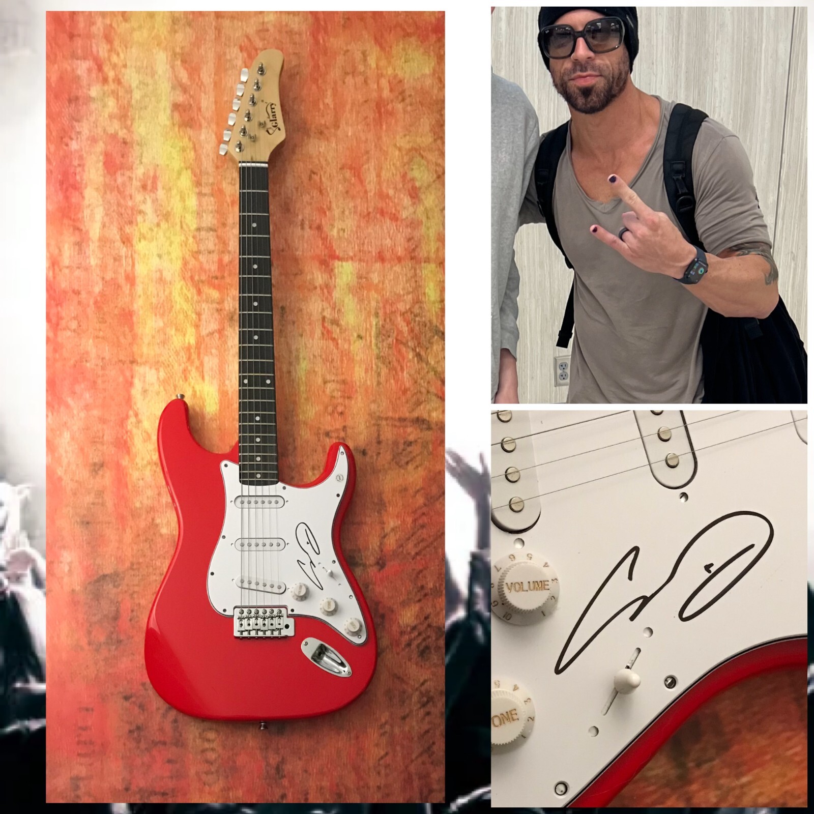 GFA Over You & It's Not Over * CHRIS DAUGHTRY * Signed Electric Guitar COA