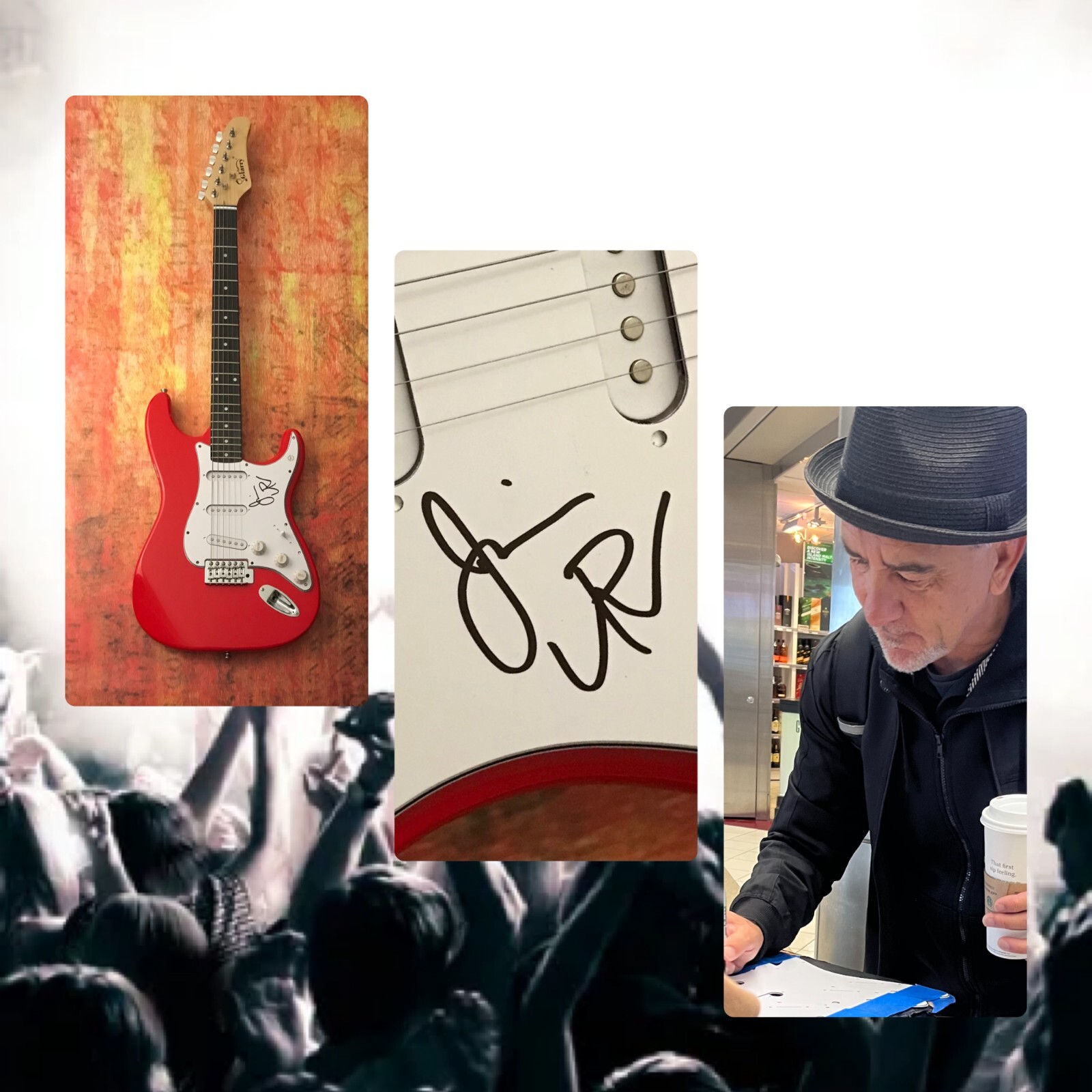 GFA Pennywise Band Singer * JIM LINDBERG * Signed Electric Guitar PROOF COA