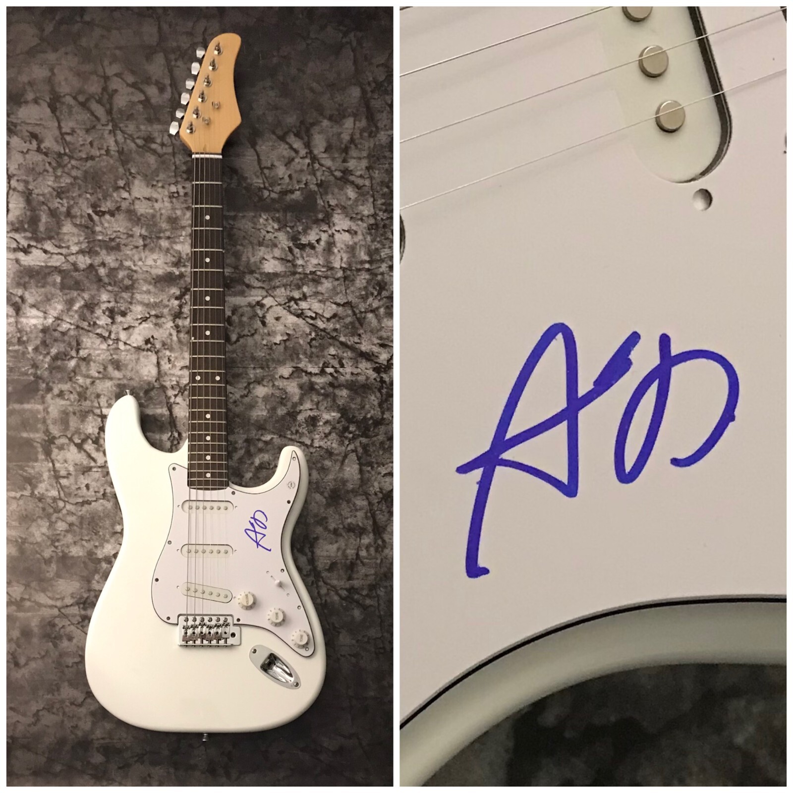 GFA Pitch Perfect Bumper Star * ADAM DeVINE * Signed Electric Guitar COA