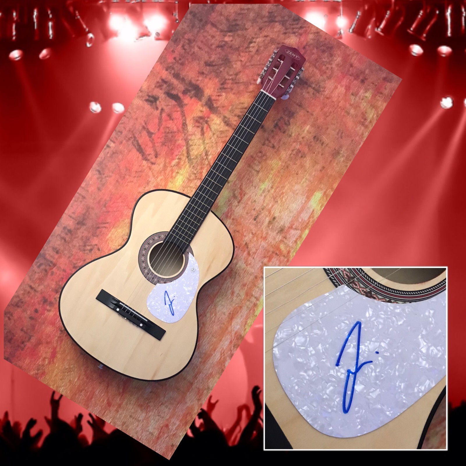 GFA Say You Wont Let Go * JAMES ARTHUR * Signed New Acoustic Guitar COA