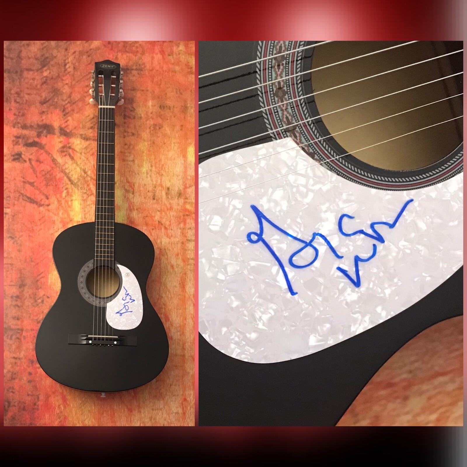 GFA Comedian Country Star * GARY MULE DEER * Signed Acoustic Guitar COA