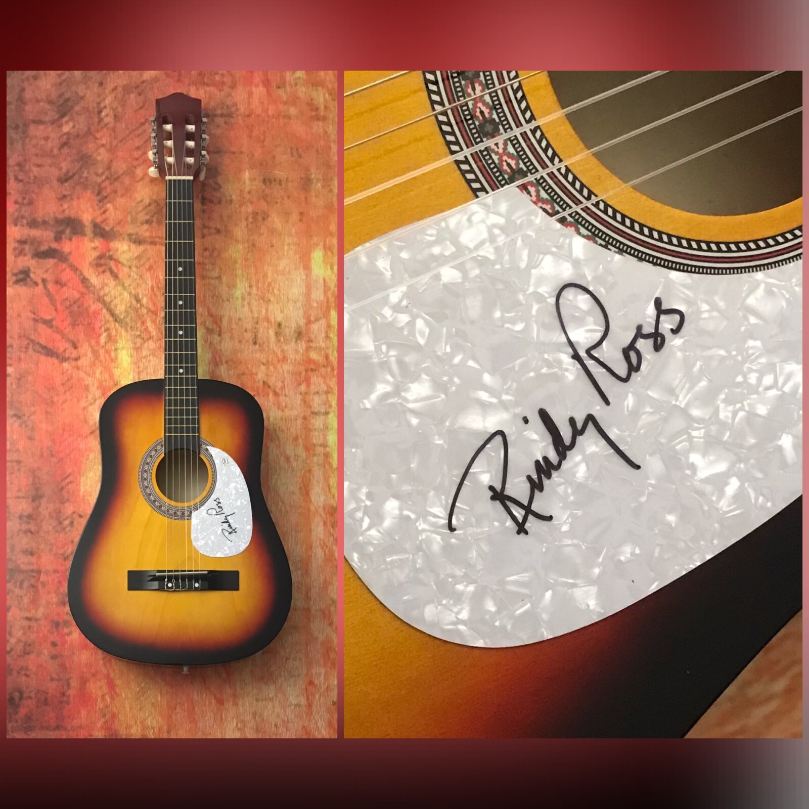 GFA Quarterflash Band Singer * RINDY ROSS * Signed Acoustic Guitar COA