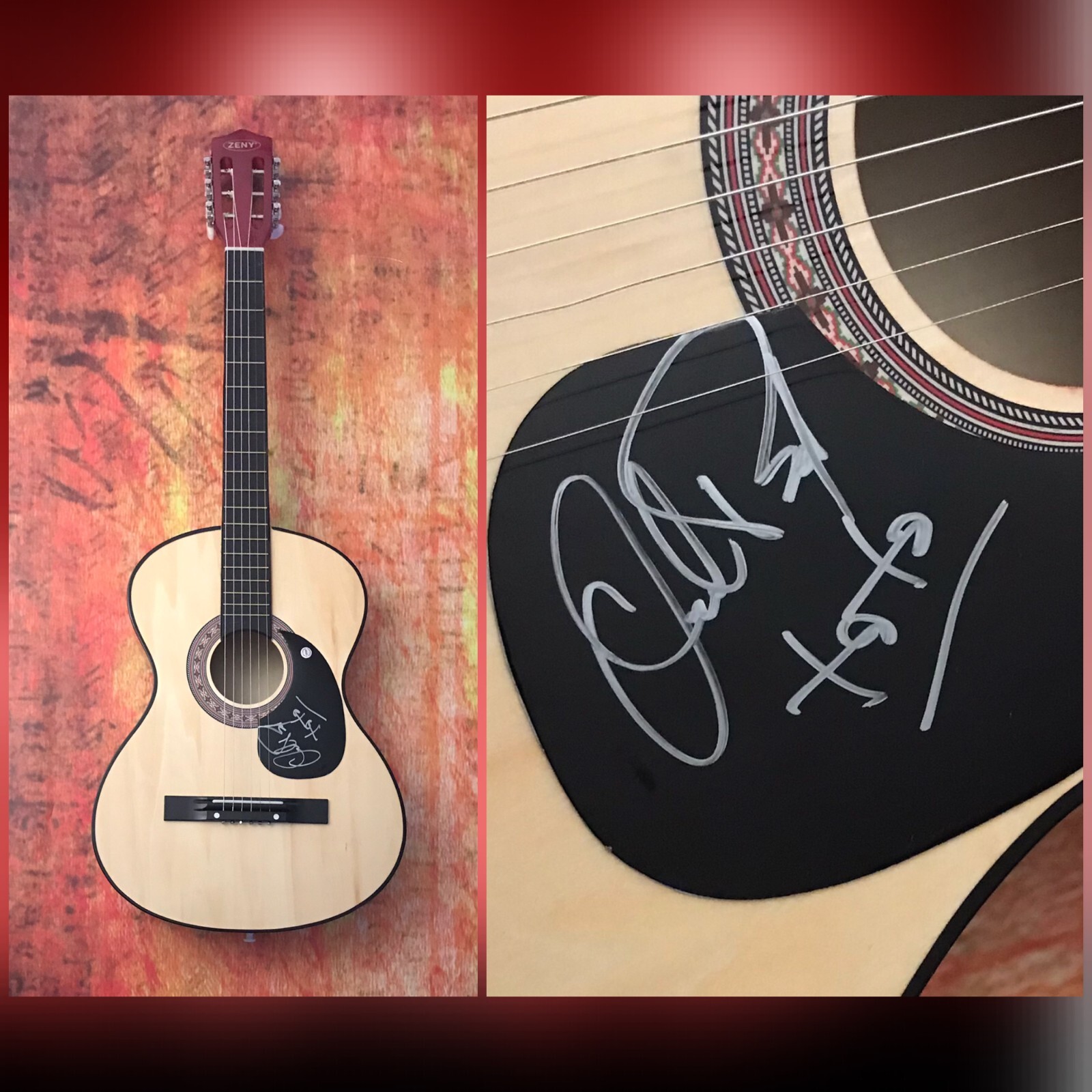 GFA Toto Co-Founder Band Africa * DAVID PAICH * Signed Acoustic Guitar COA