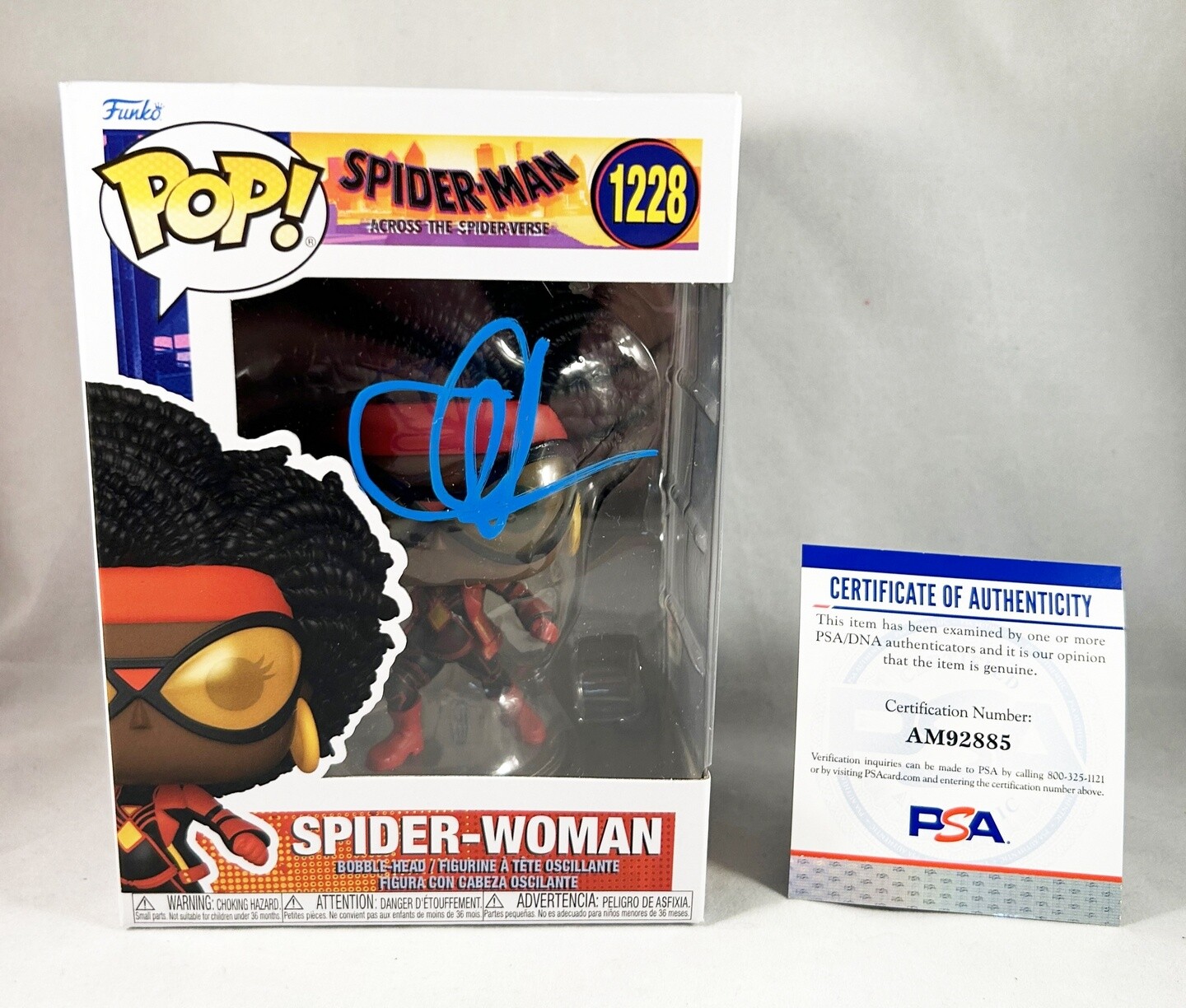 Issa Rae Signed Funko Pop Spider-Woman PSA/DNA COA
