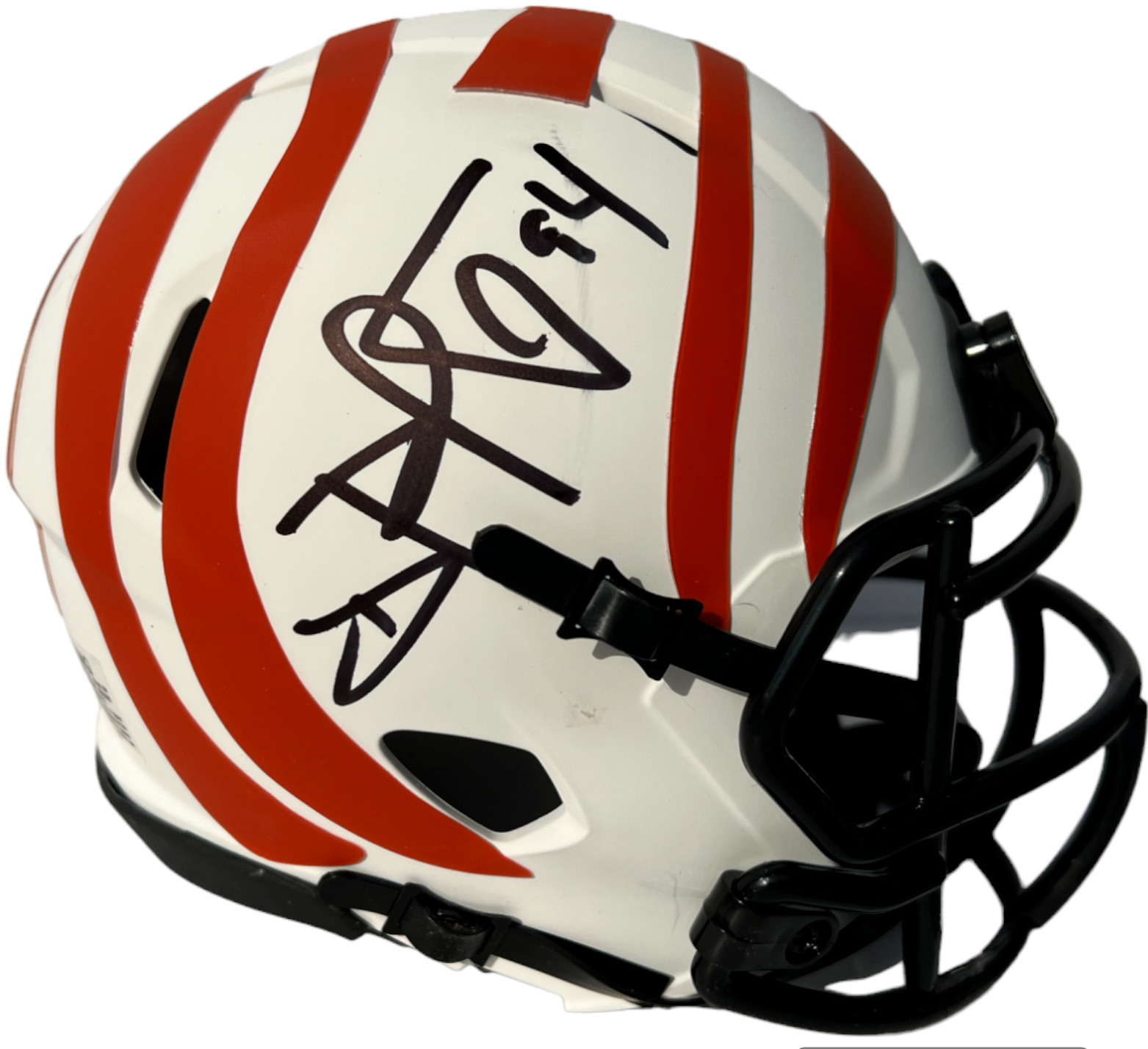 DOMATA PEKO SIGNED AUTOGRAPH CINCINNATI BENGALS FOOTBALL MINI HELMET NFL JSA !