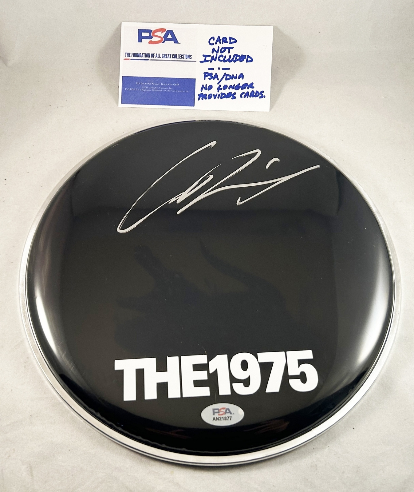 George Daniel Signed Drumhead The 1975 PSA/DNA 1 COA