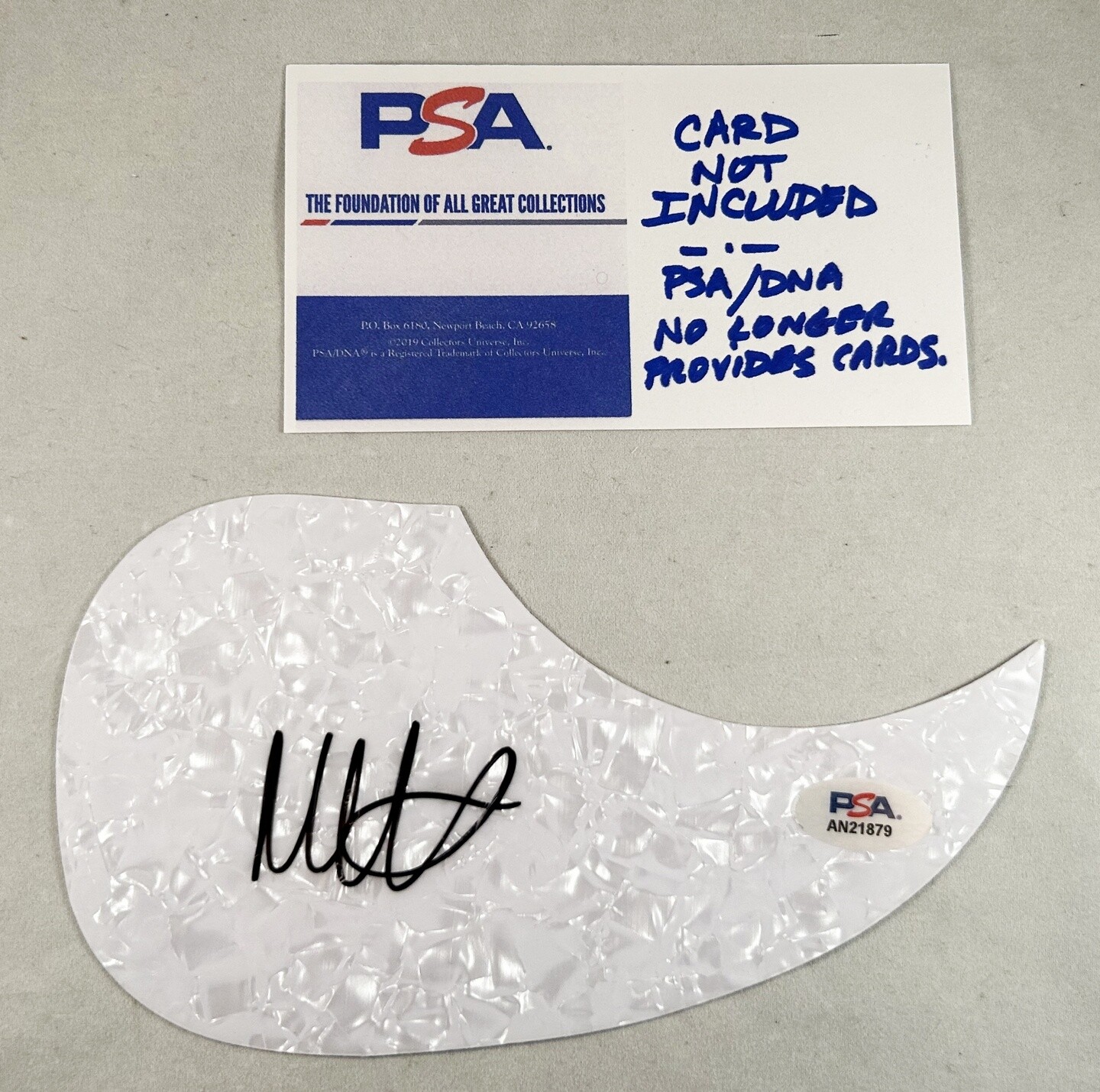 Matt Healy Signed Acoustic Pickguard PSA/DNA 2 COA