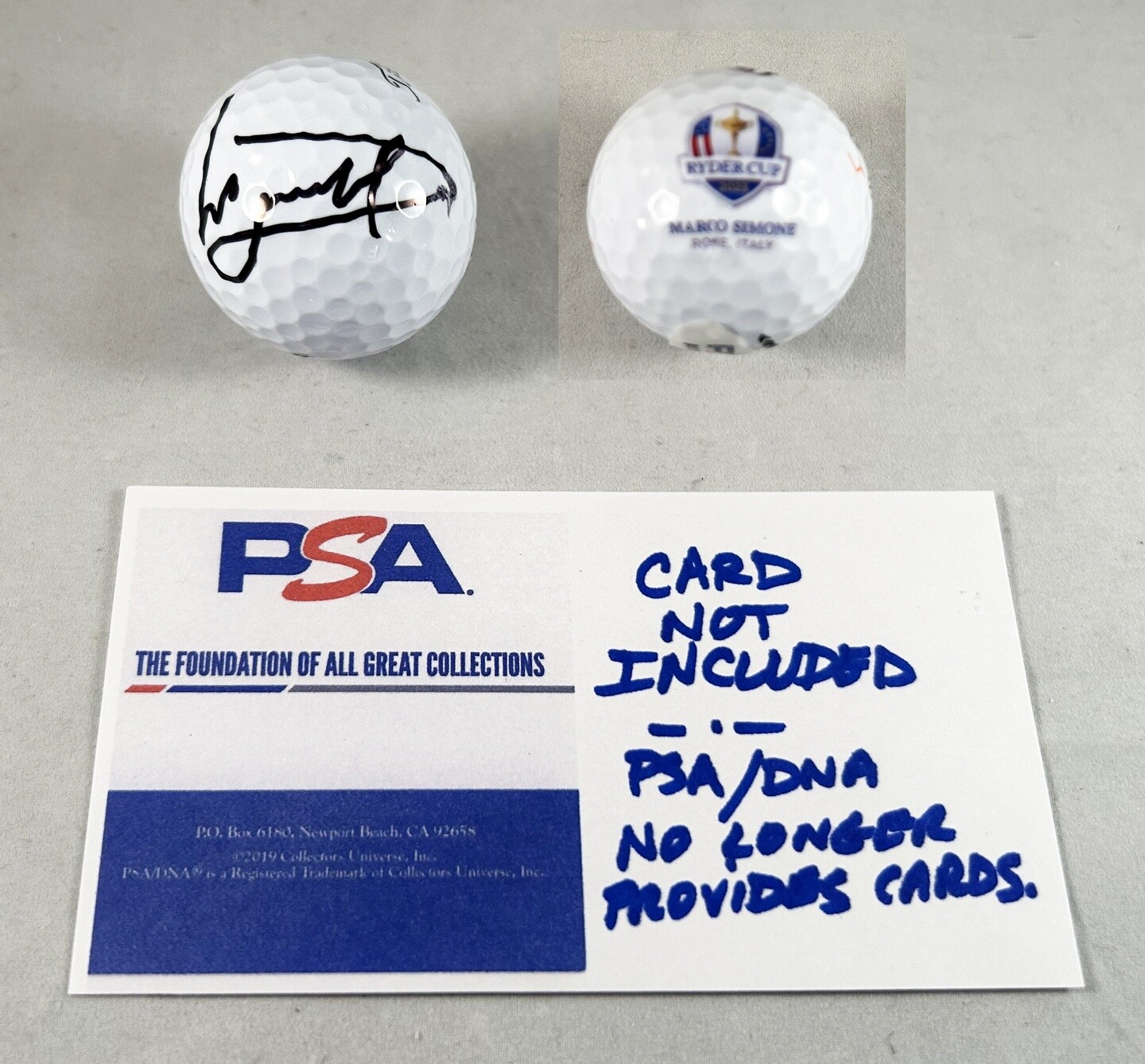 Luke Donald Signed Golf Ball 2023 Ryder Cup PSA/DNA COA