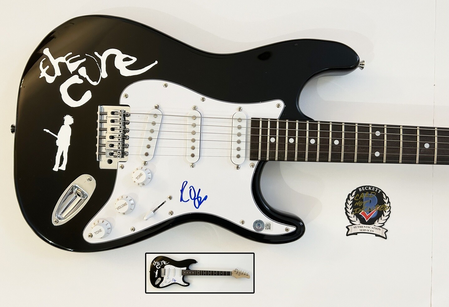 Robert Smith Signed Guitar The Cure Beckett BAS COA