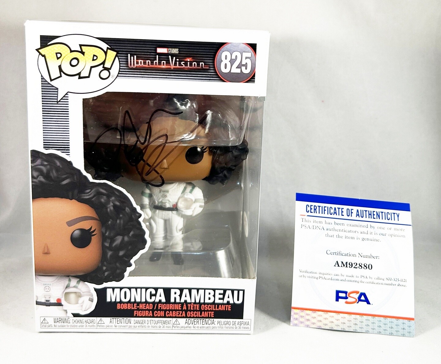 Teyonah Parris Signed Funko Pop Monica Rambeau Captain Marvel PSA/DNA COA