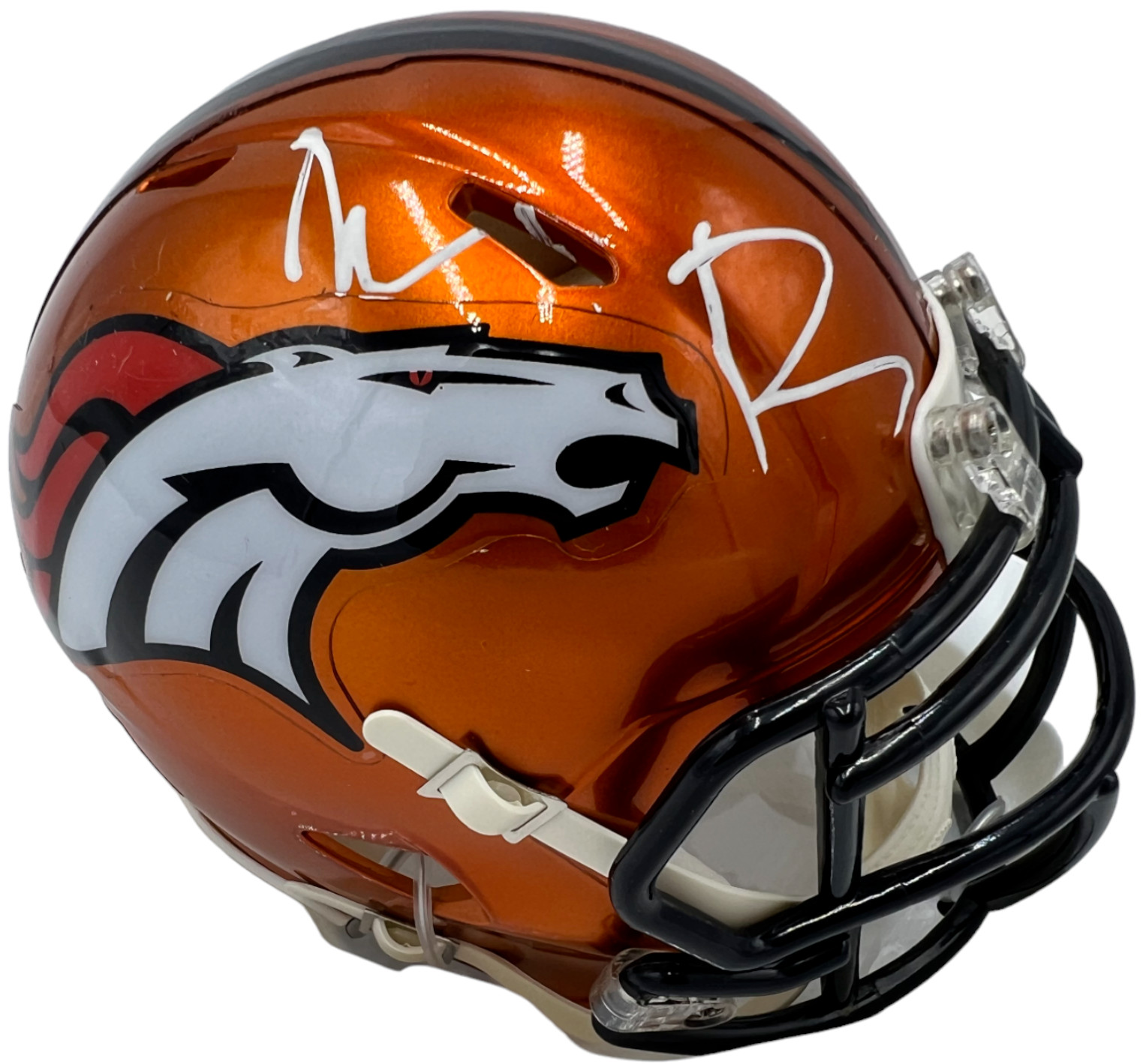 SEAN PAYTON SIGNED AUTOGRAPH DENVER BRONCOS FOOTBALL FLASH MINI HELMET JSA