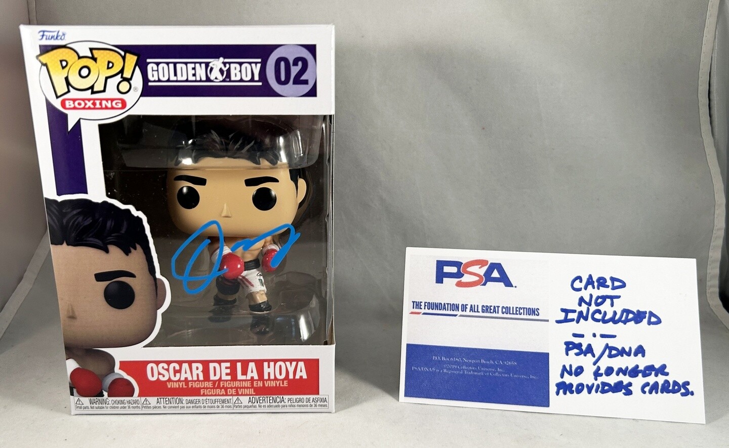 Oscar De La Hoya Signed Funko PSA/DNA 5 COA
