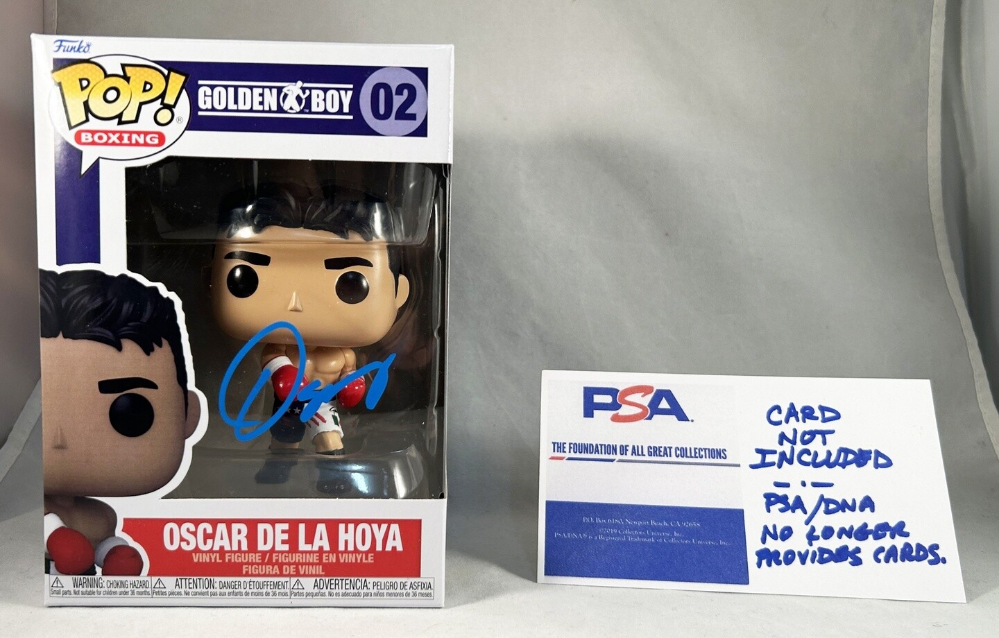 Oscar De La Hoya Signed Funko PSA/DNA COA