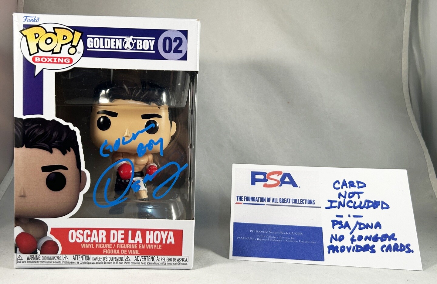 Oscar De La Hoya Signed Funko Golden Boy PSA/DNA COA