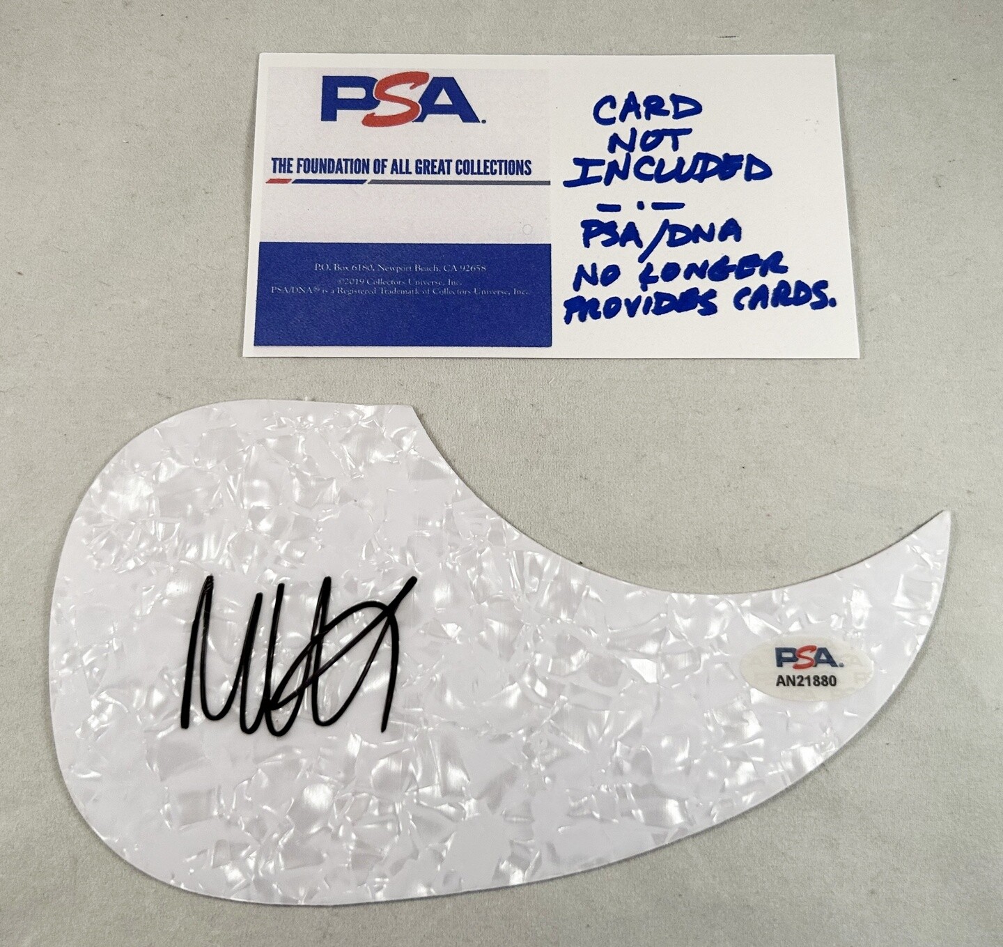 Matt Healy Signed Acoustic Pickguard PSA/DNA 1 COA