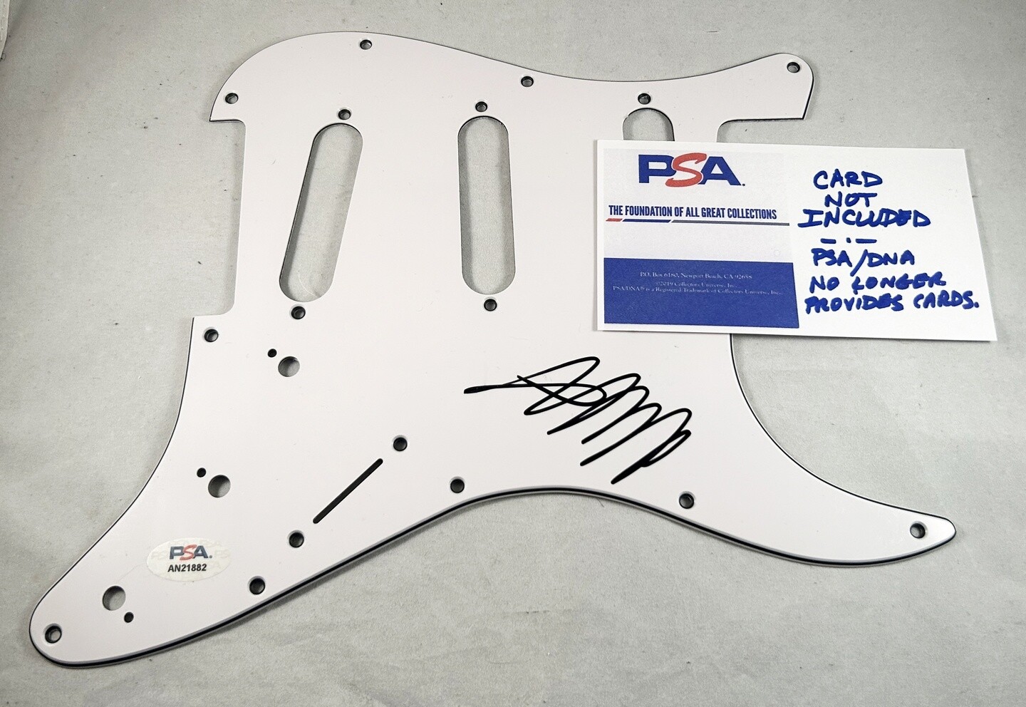Matt Healy Signed Electric Pickguard PSA/DNA 1 COA