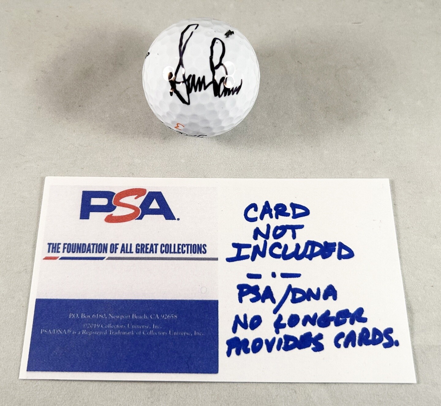 Sam Burns Signed Golf Ball PSA/DNA COA