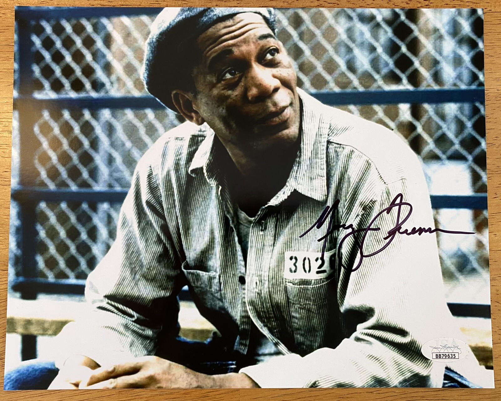 Morgan Freeman Signed Autographed Shawshank Redemption 8x10 Photo JSA Letter