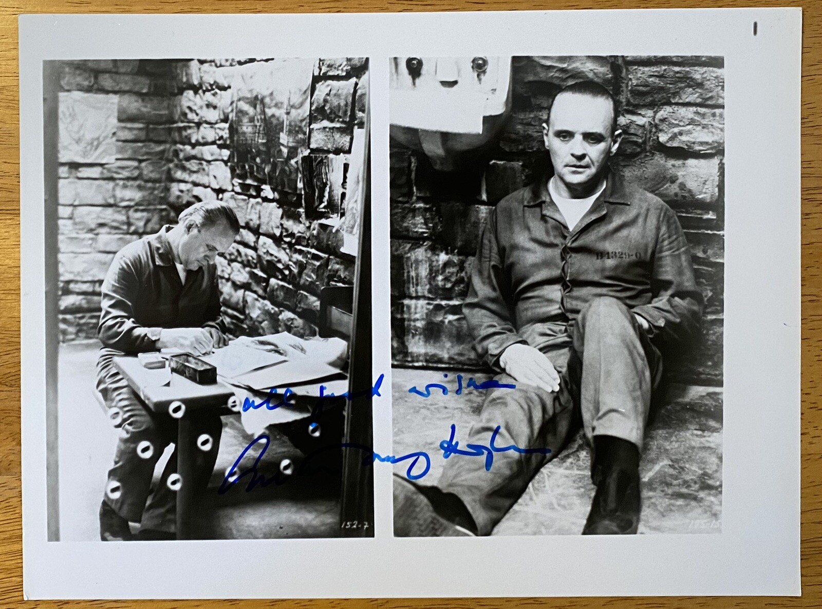 Anthony Hopkins Signed Autographed Silence Of The Lambs 8x10 Photo BAS Beckett