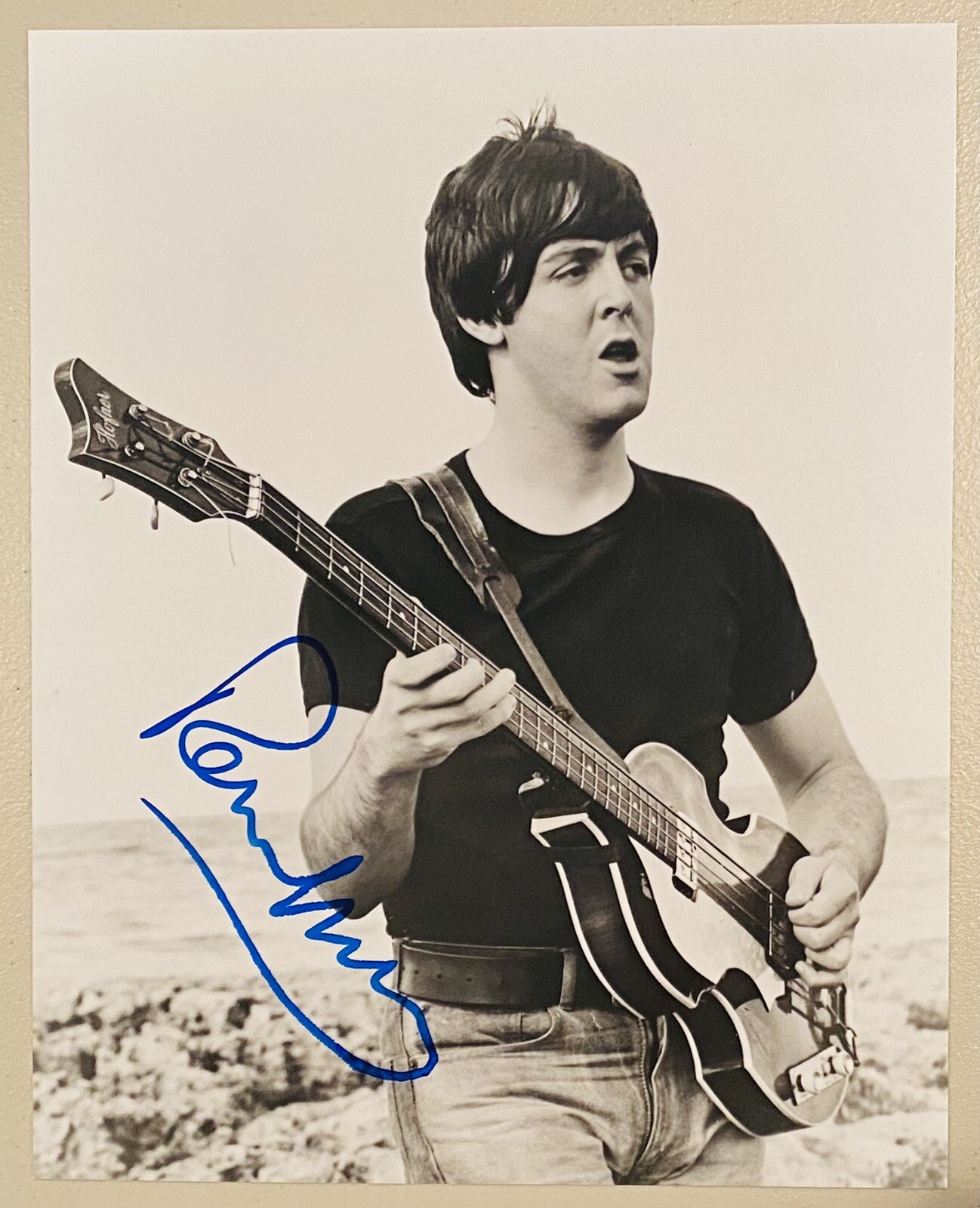 Paul McCartney Signed Autographed 8x10 Photo JSA LOA The Beatles Wings