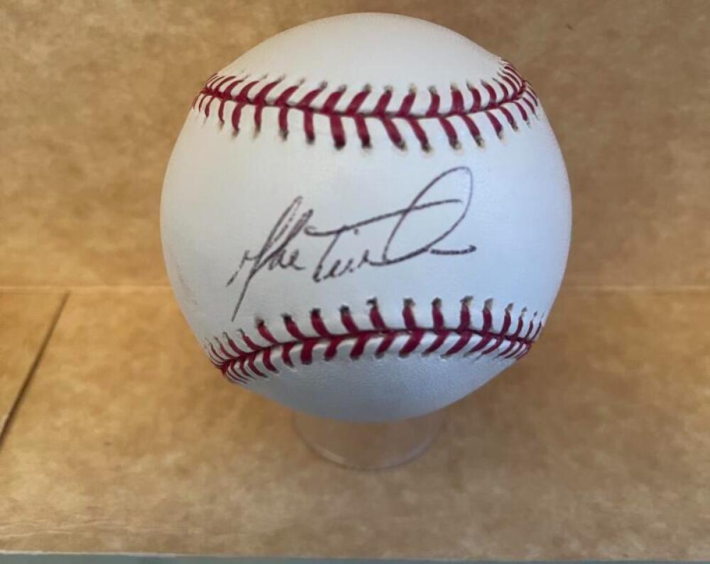 MIKE TIMLIN RED SOX SIGNED AUTOGRAPHED M.L. BASEBALL BECKETT AUTH