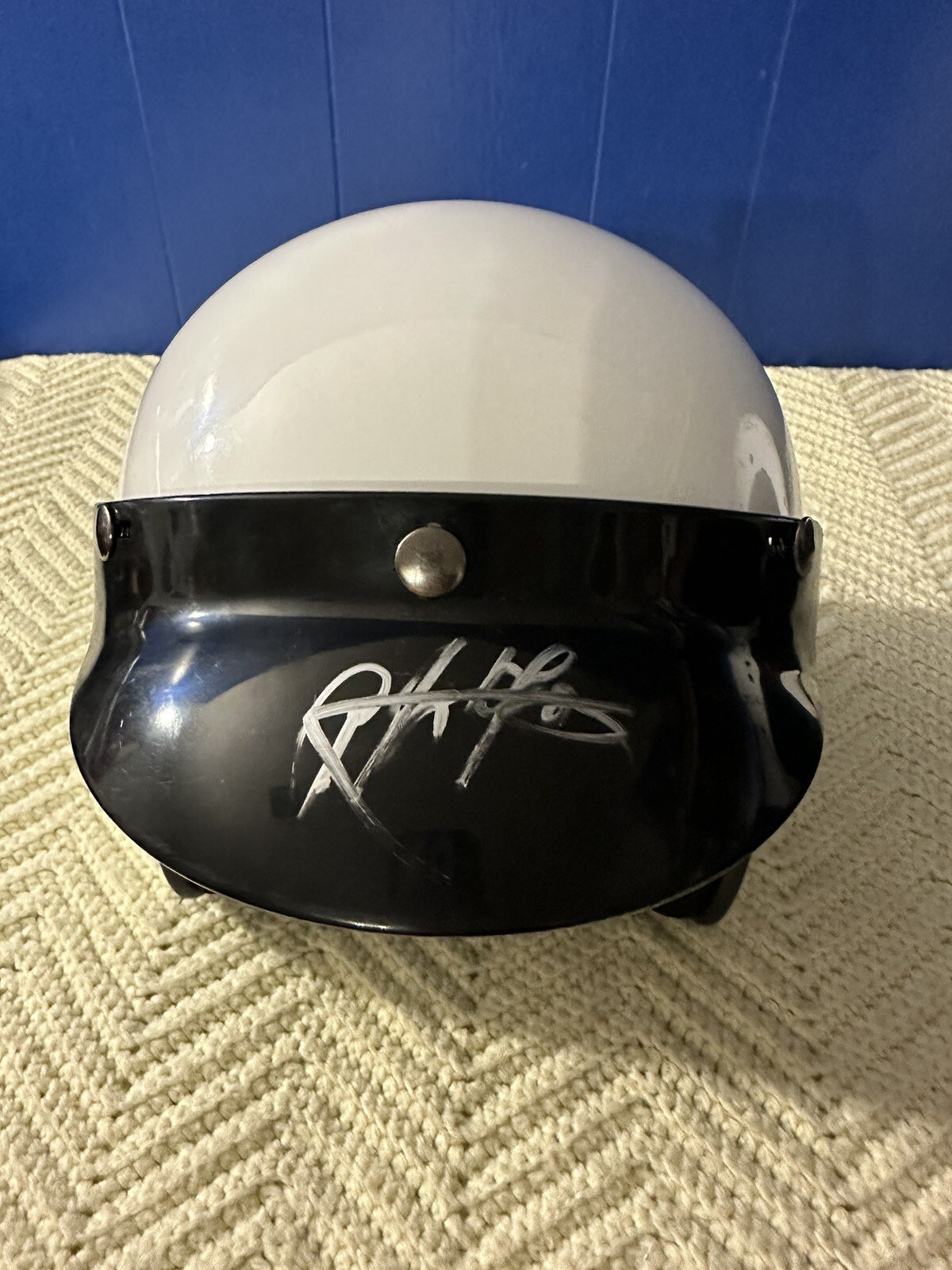 AJ Foyt Signed Adult Full Size Open-Faced Helmet New Indianapolis Indy 500