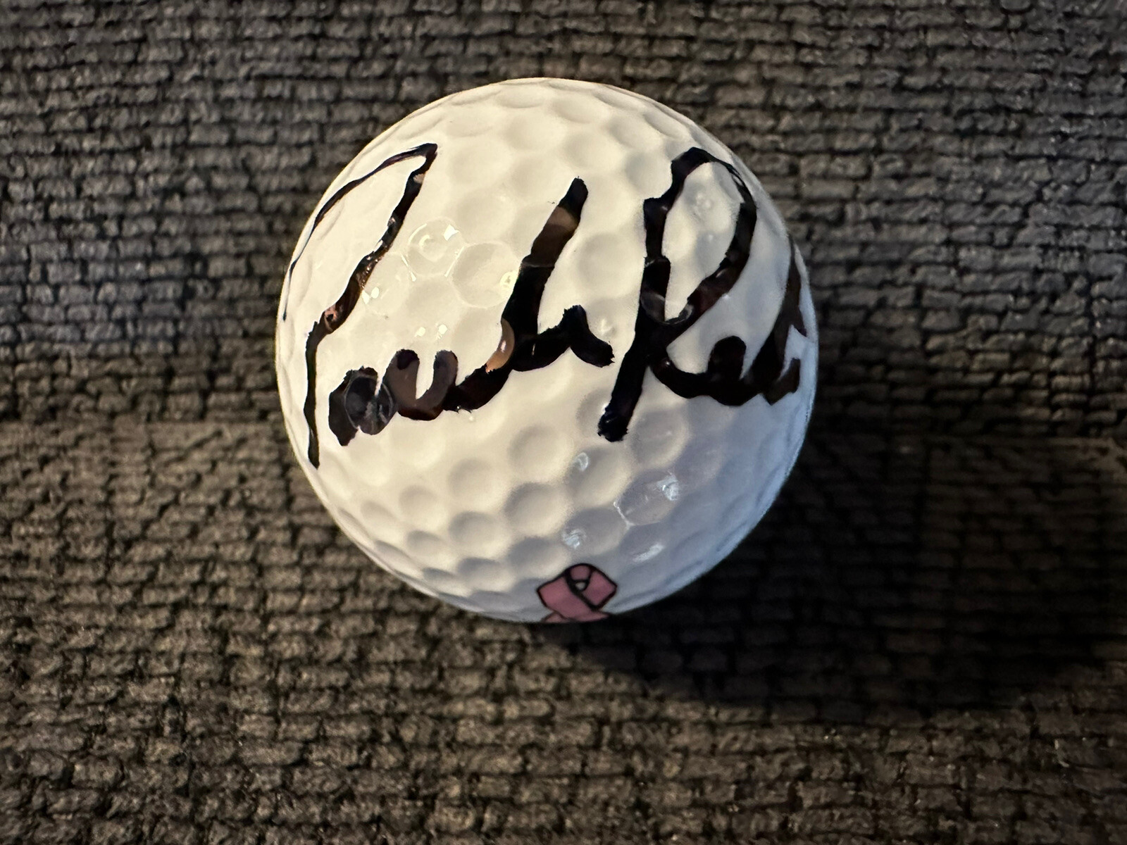 Paula Reto Signed Golf Ball Autographed Breast Cancer Awareness LPGA