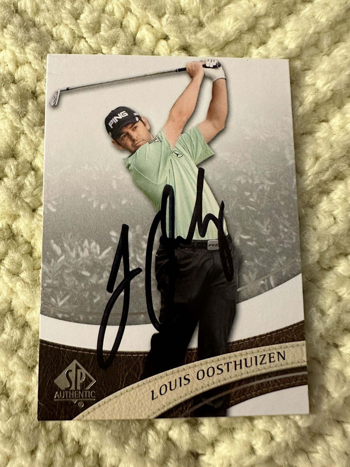 Louis Oosthuizen Signed Pga Tour Golf Card Autographed Rookie RC