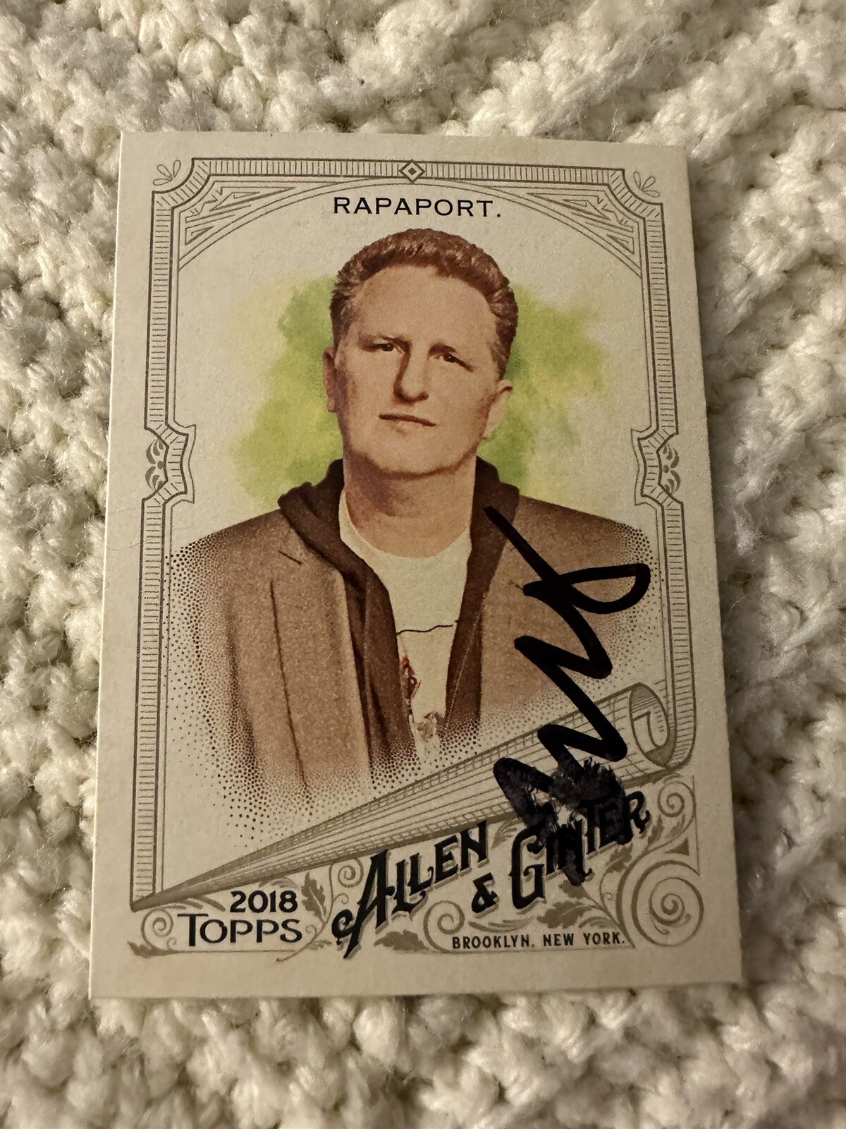 Michael Rapaport Signed Trading Card Autographed Allen & Ginter