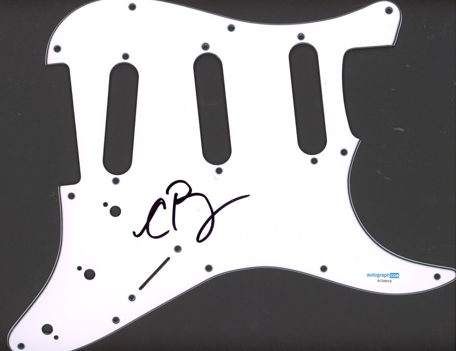 CLAIRE ROSINKRANZ SIGNED AUTOGRAPH STRAT GUITAR PICKGUARD ACOA ELECTRIC TIK TOK