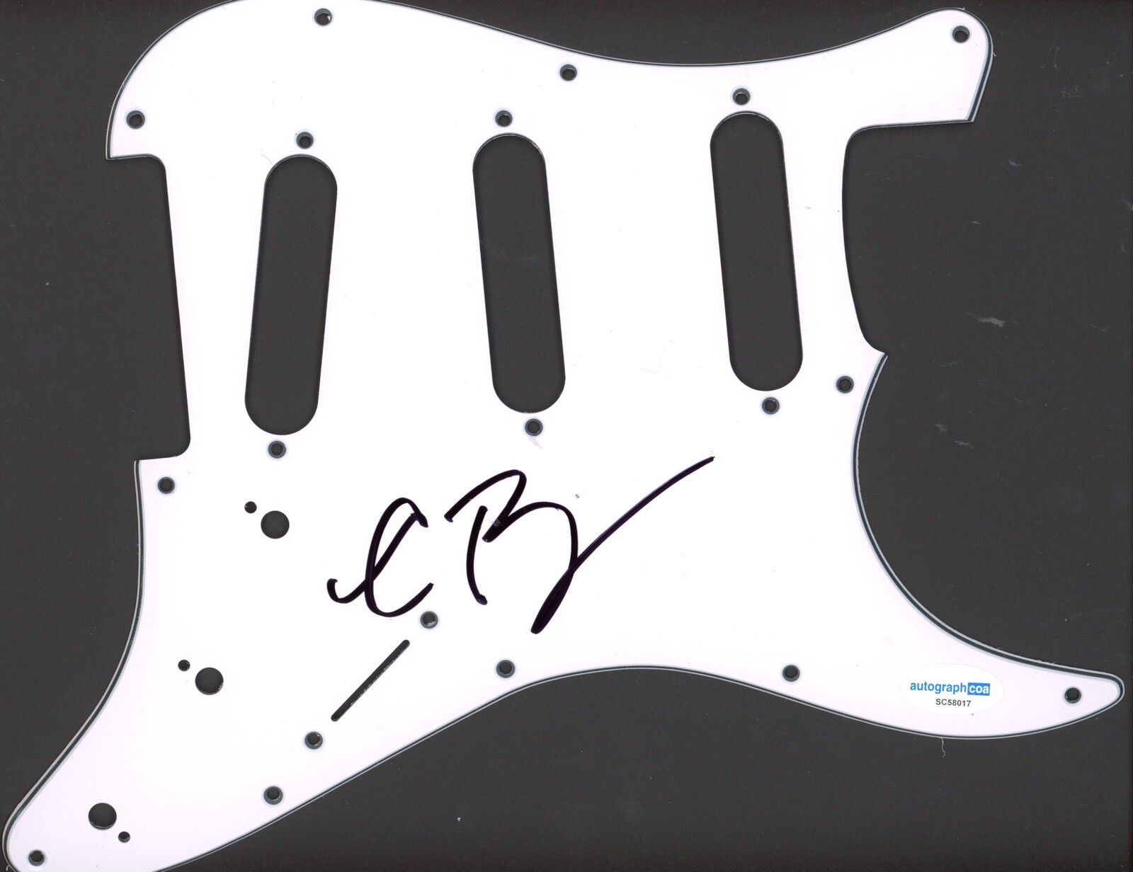 CLAIRE ROSINKRANZ SIGNED AUTOGRAPH STRAT GUITAR PICKGUARD ACOA ELECTRIC TIK TOK